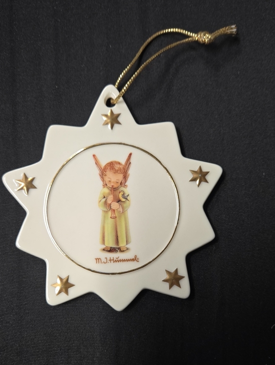 Hummel Other - 🎅🎅🎅M.J. Hummel Star Angel Ornament EUC 4.25" Circumfrence